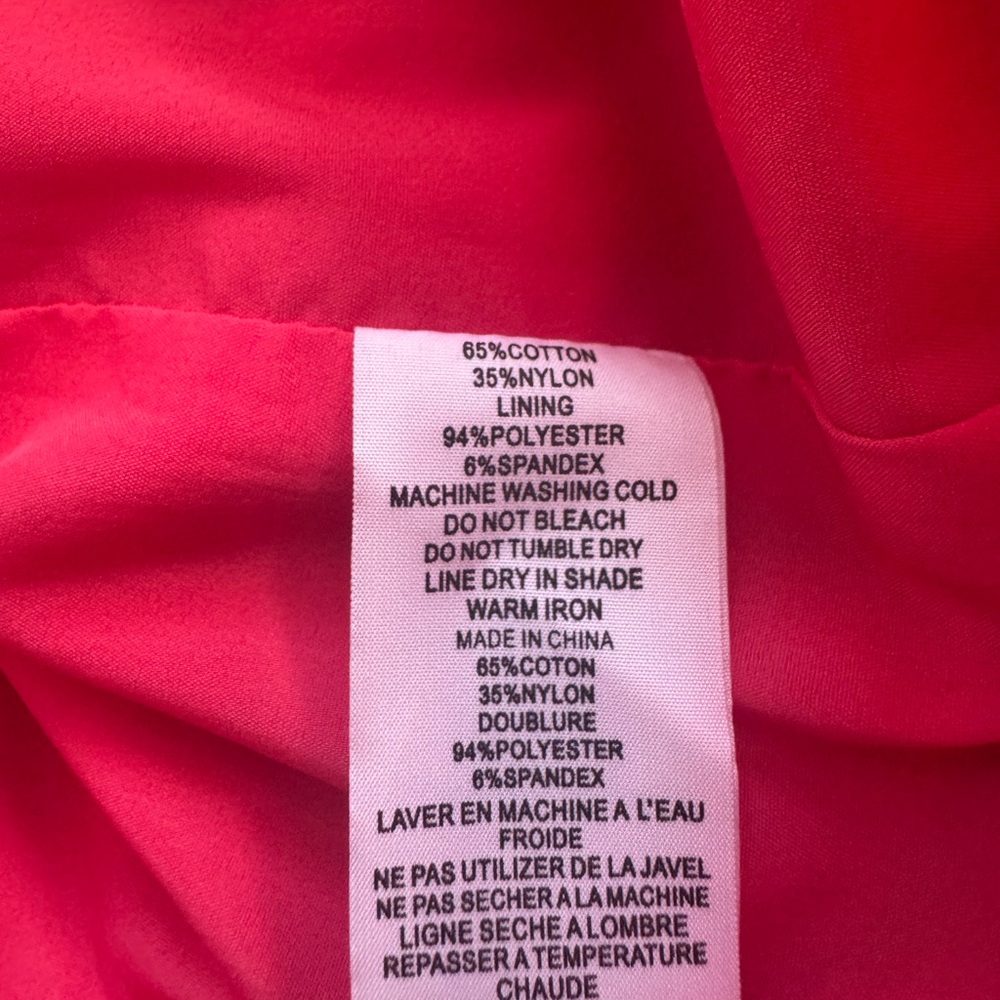 Trina Turk Hot Pink Floral Lace Mini Dress - Picture 8 of 8